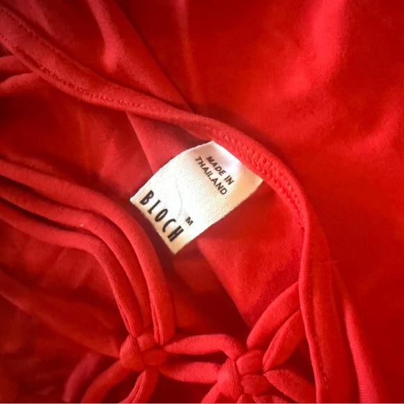 Bloch Red Dancewear with Knot Detail - Picture 5 of 8